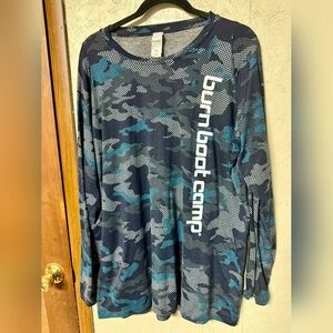 Burn Camo Long Sleeve Shirt XXL
